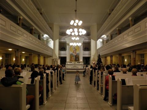 Зал лютеранской церкви св. Марии, «Рождественский марафон», 24.12.2019