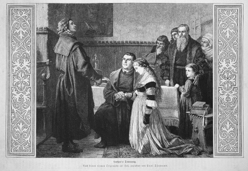 Бракосочетание Мартина Лютера и Катарины Боры, 1872 / wikimedia.org